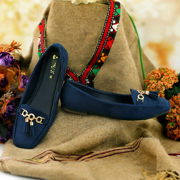 Blue Scuffle loafers