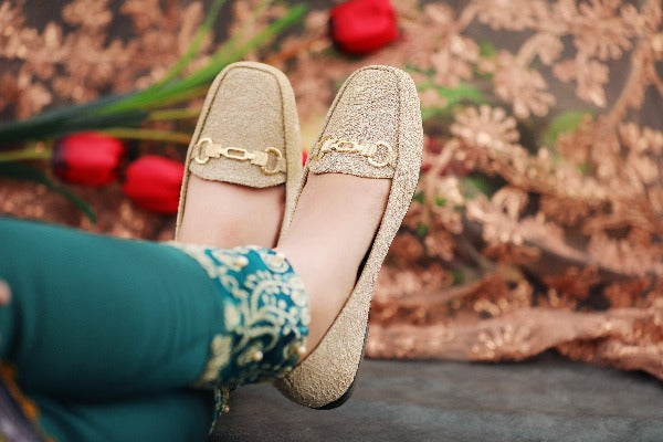 Ouray Golden Loafers - Zuman